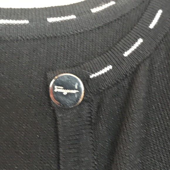 Salvatore Ferrangamo M black sweater twinset EUC - Picture 4 of 13